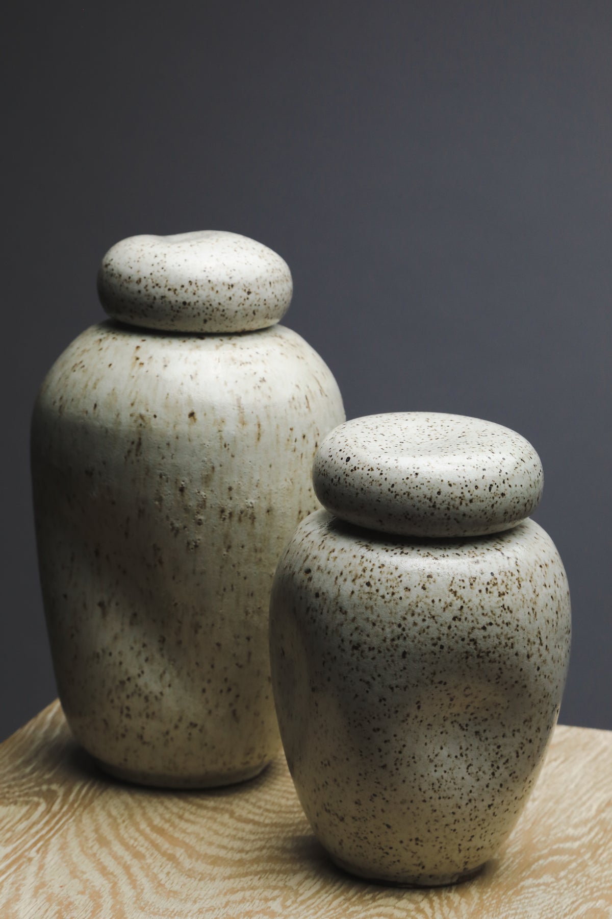 Natural Beige Imprint Vessel